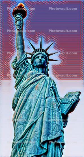 Crosshatch Liberty Stance, Abstract