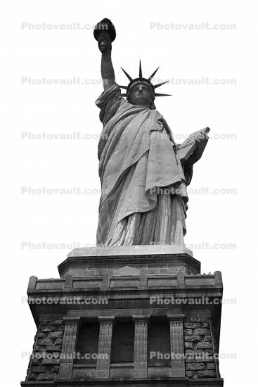 Statue Of Liberty, 1940s, photo-object, object, cut-out, cutout