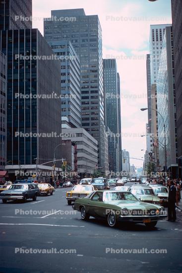 Highrise, Buildings, Skyscraper, Cars, automobile, vehicles, Tall, 1960s
