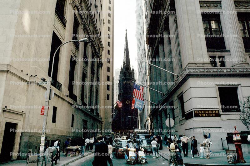 Wall Street, Saint Patricks Cathedral, Bankers Trust