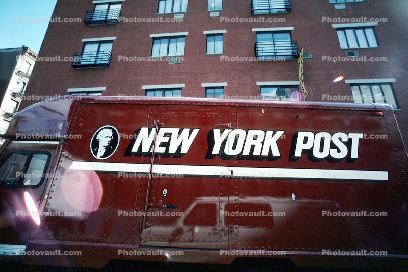 New York Post, Van, buildings, Manhattan