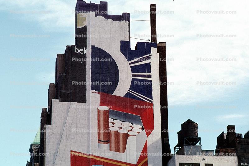 Magna Tobacco, wall art, buildings, Manhattan