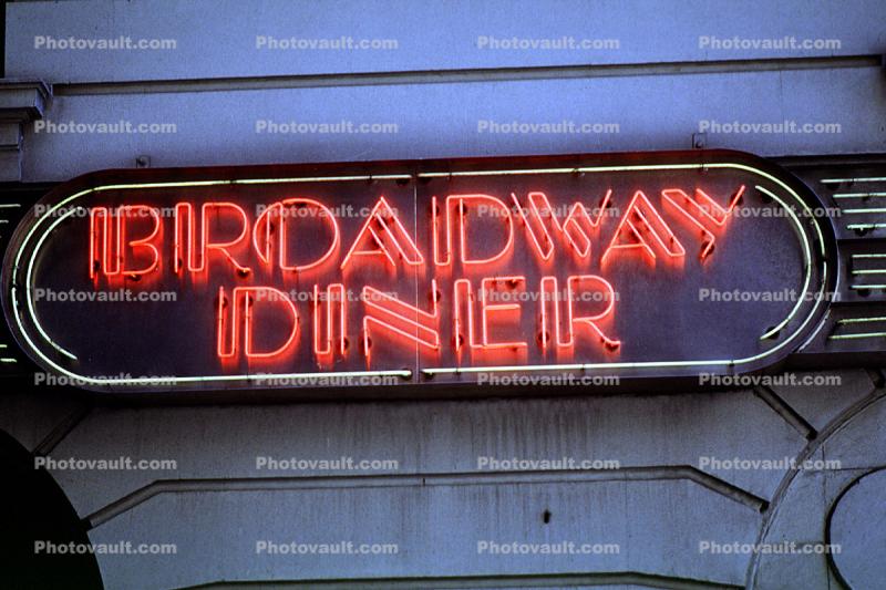art-deco, Broadway Diner, Neon Sign, Midtown, Manhattan