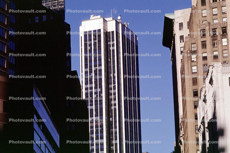 buildings, Manhattan, 27 November 1989