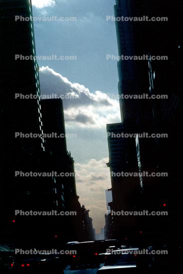 Buildings in Manhattan, Canyons of Manhattan, 30 November 1989
