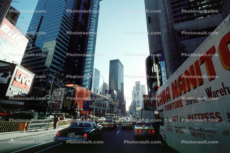 JVC, cars, Buildings, Canyons of Manhattan, 30 November 1989