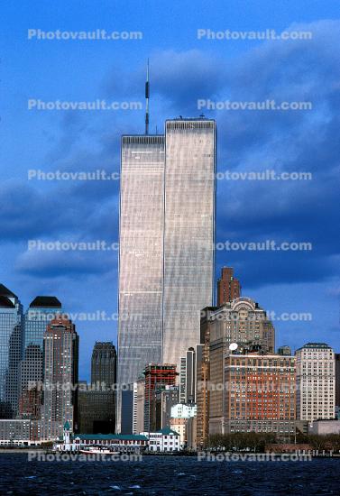 WTC, Cityscape, Skyline, Buildings, Skyscraper, Downtown Manhattan, Outdoors, Outside, Exterior, 3 December 1989