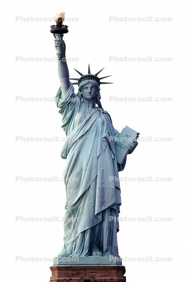 Statue Of Liberty, photo-object, object, cut-out, cutout