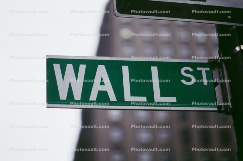 Wall Street, downtown Manhattan