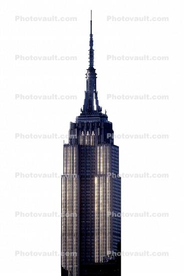 Empire State Building, New York City, photo-object, object, cut-out, cutout