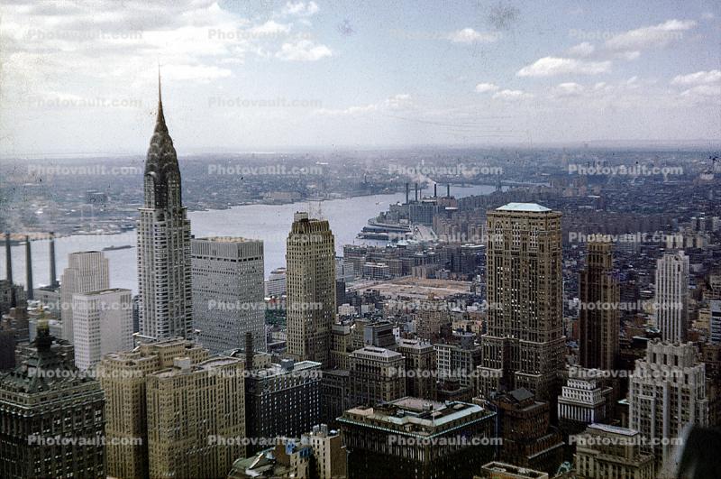 Cityscape, buildings, skyline, 1960, 1960s