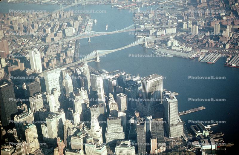 East River, Manhattan, November 1978, 1970s, East-River