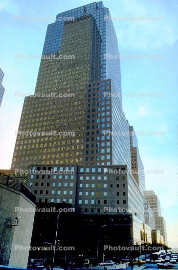 Skyscraper, Tall Dark Building, Highrise, Manhatten, 27 October 1997
