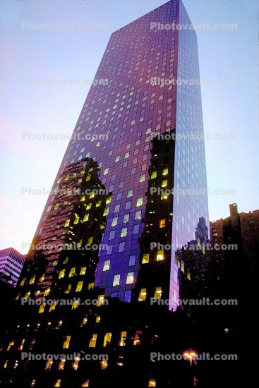 Big Tall Skyscraper, Building, Lighted Windows, 27 October 1997