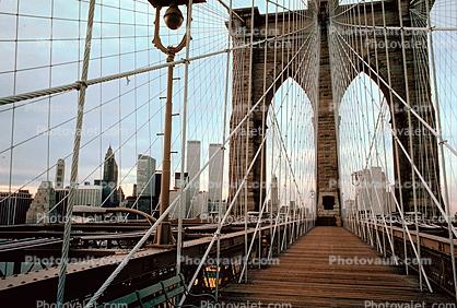 Brooklyn Bridge, Buildings, skyscraper, Cityscape, Skyline, Manhattan