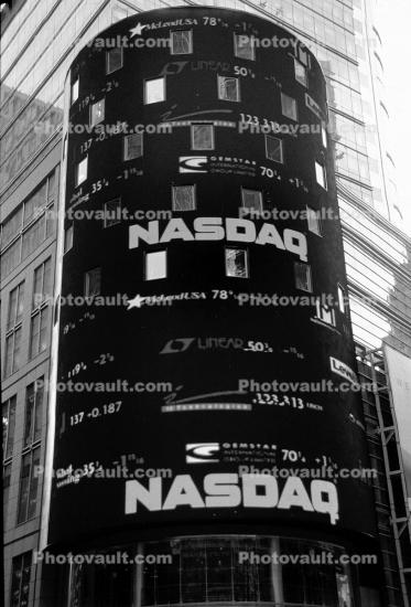 NASDAQ, Times Square, building, Manhattan