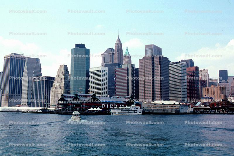 Cityscape, Skyline, Building, Skyscraper, Downtown, Outdoors, Outside, Exterior, Manhattan