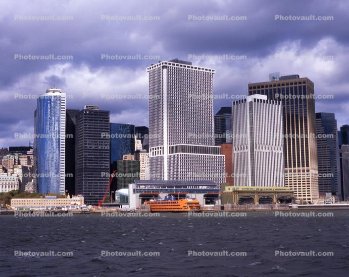 Manhattan, Staten Island Ferry Terminal, docks