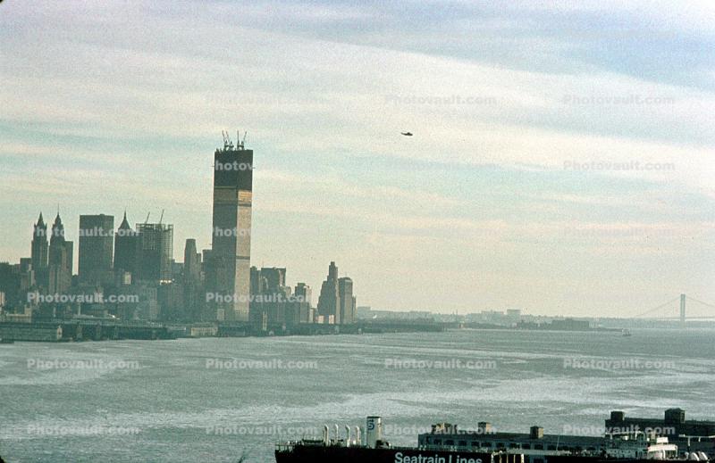 World Trade Center under Construction, December 1970, 1970s