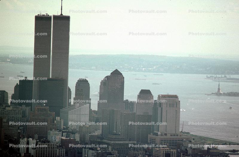 Cityscape, Skyline, Buildings, Skyscrapers, July 1989