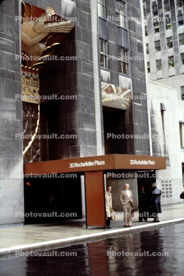 30 Rockefeller Plaza, art deco building, September 1978, 1970s