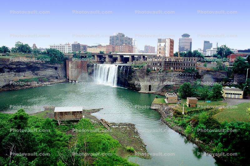 High Falls of the Genesee River, Downtown Rochester, Waterfall