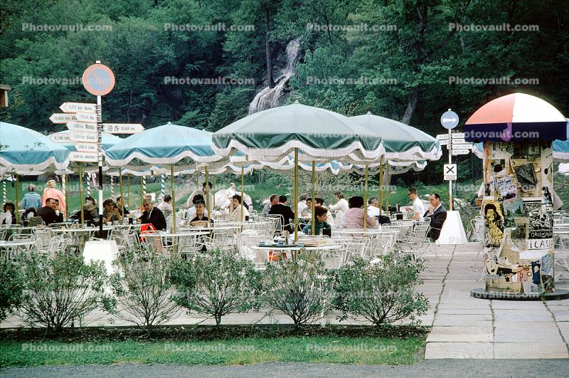 Umbrellas, Parasol, Cafe, Restaurant, Gardens, Sterling Forest State Park