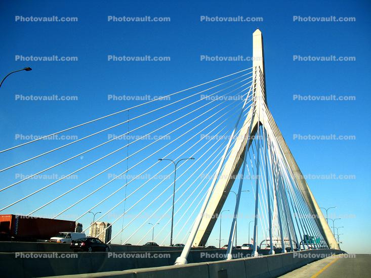 The Zakim Bridge, Over the Charles River