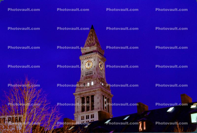 Custom House Tower, Hotel, outdoor clock, outside, exterior, building