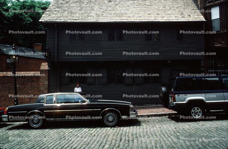 Paul Revere House, Cars, automobile, vehicles, 1950s