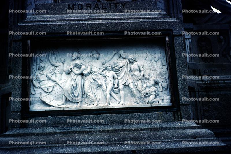Forefathers Monument, bar-Relief