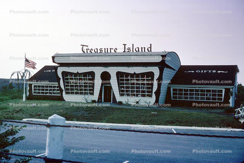 Treasure Island, building, July 1965, 1960s, landmark