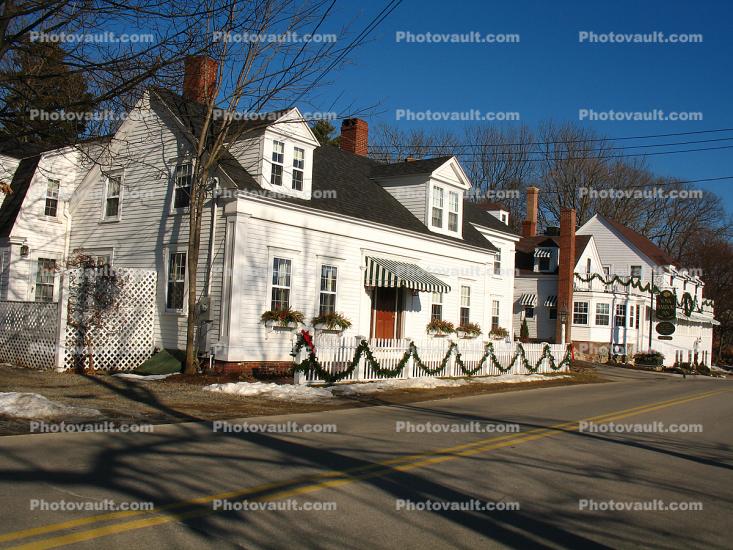 White Picket Fence, Home, House, Porch, single family dwelling unit, building