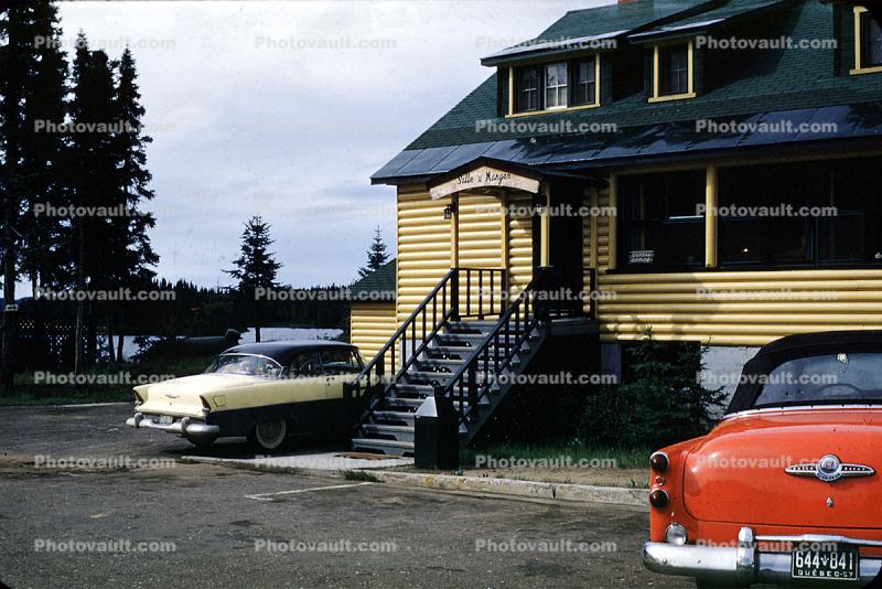 Dining Room, Heald Pond, automobile, vehicle, cars, 1950s