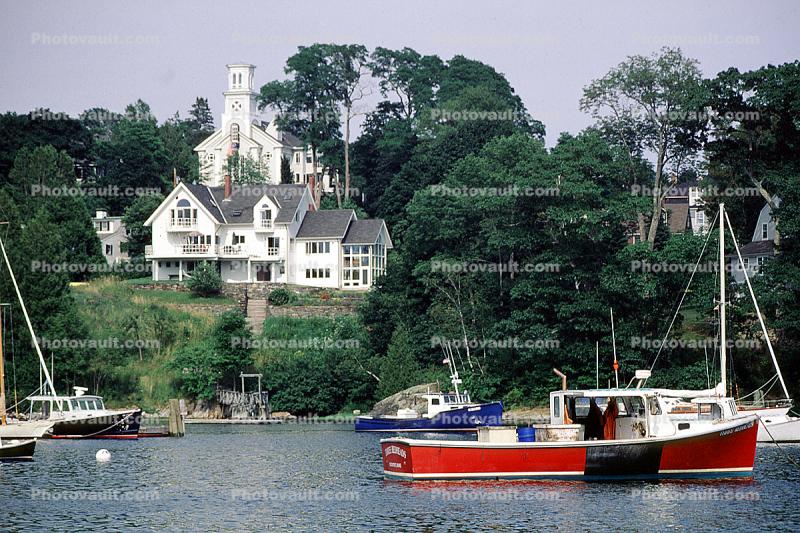 Redhull Lobster Boat, Rockport, Home, Mansion, Harbor