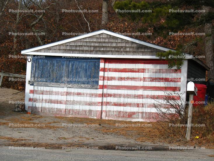 Garage, Pop Art, Cape Cod, Massachusetts