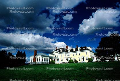 Burklyn Hall, Clouds, Summer, Vermont