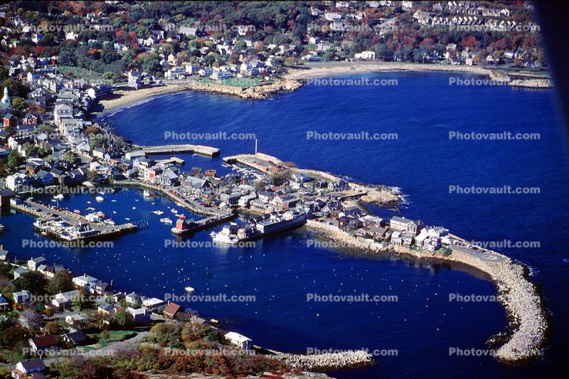 buildings, harbor, docks, jetty, Rockport, Atlantic Ocean, Beach, Massachusetts