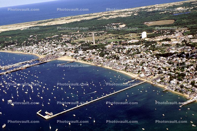 Dock, Pier, Harbor, Boats, Pilgrim Tower, Provincetown, Atlantic Ocean