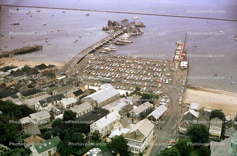 Pier, MacMillan Wharf, harbor, buildings, homes houses