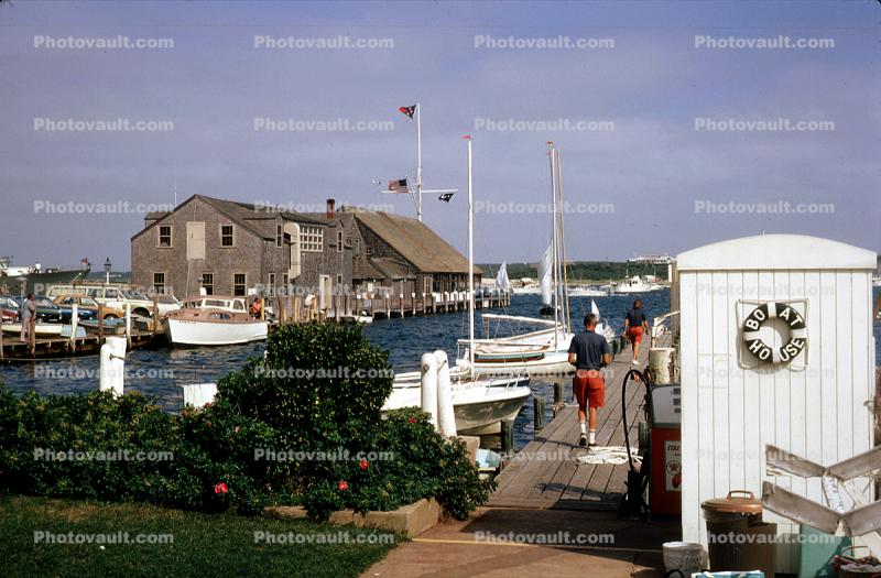 Harbor, Docks, Pier, Building, Martha's Vineyard, Massachusetts