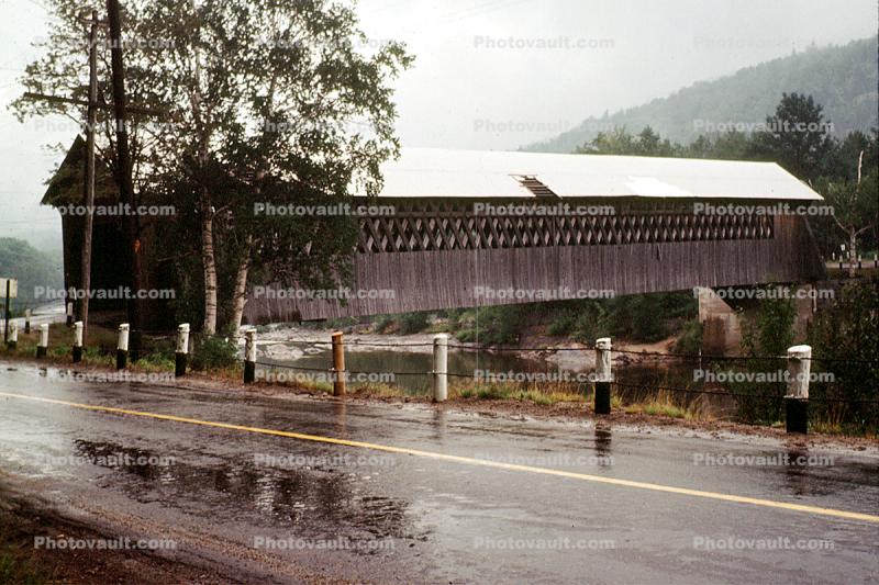 Rain, river, wet, Woodstock, Grafton County, New Hampshire