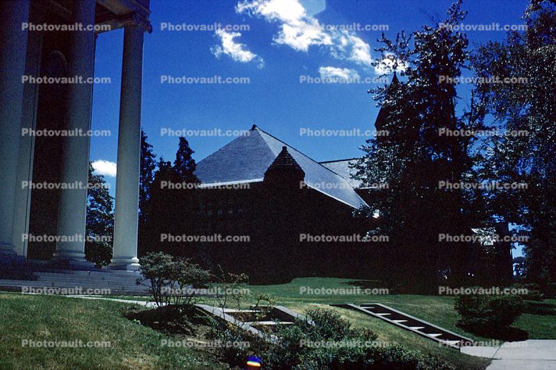 University of Vermont Library, building, September 1960, 1960s