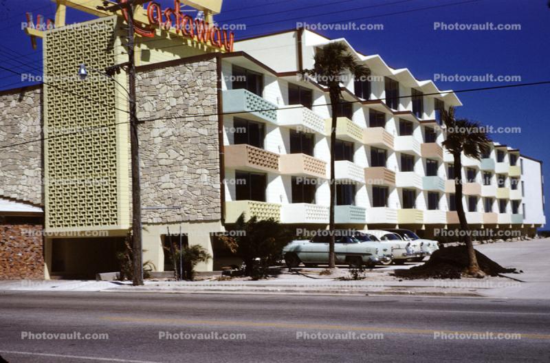 Castaway Hotel, building, Daytona, 1950s