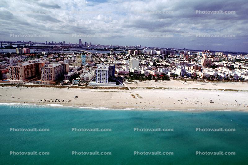 Hotels, Beach, Atlantic Ocean, buildings, sand, 21 January 1995