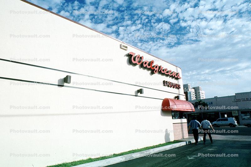 Walgreens, alto cumulus clouds, 21 January 1995
