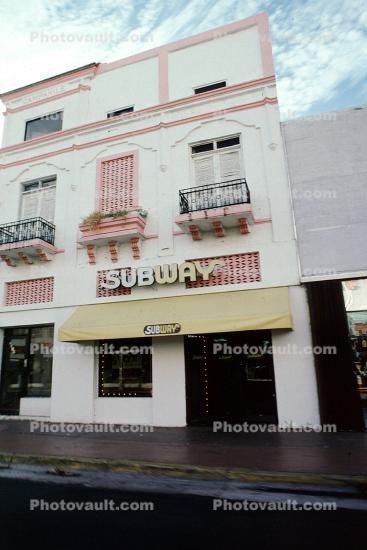Subway Restaurant, Art-deco building, 21 January 1995