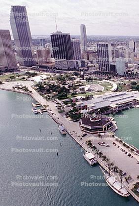 Port of Miami, Harbor, pier, buildings, Skyline, cityscape