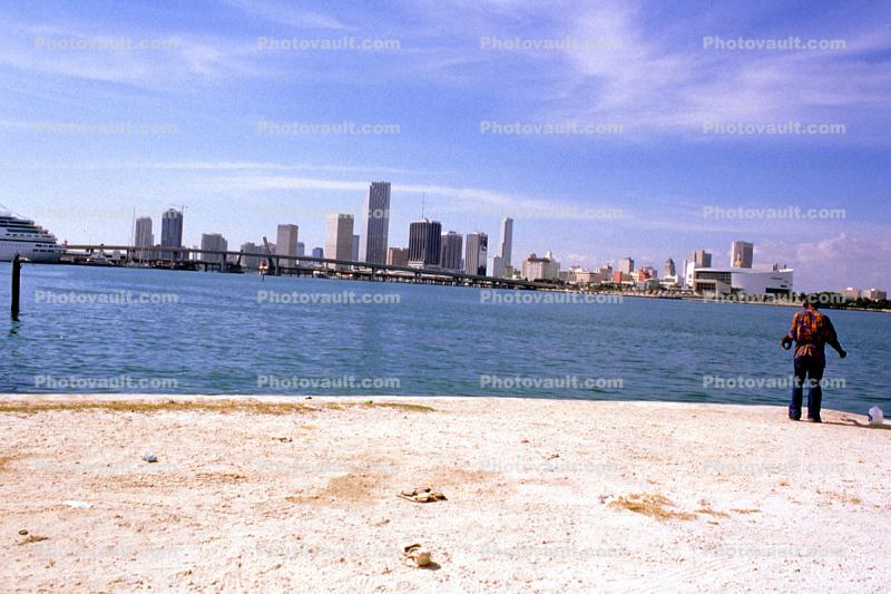 Port of Miami, Cityscape, Skyline, Building, Skyscraper, Downtown, Harbor, 