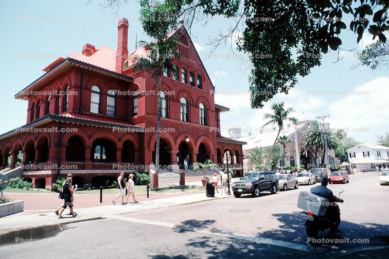 Custom House, Key West Museum of Art and History, landmark building, palace